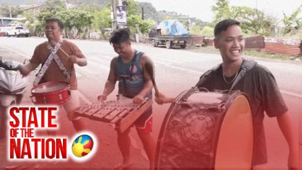 Drum at lyre, gamit ng isang grupo sa pangangarolling sa Cebu City | SONA