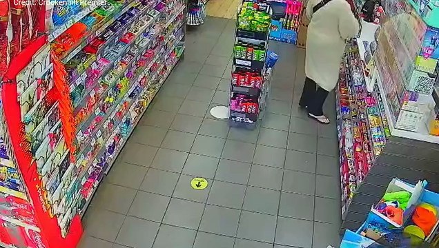 'Brazen shoplifter' caught on camera leaving Crockenhill store