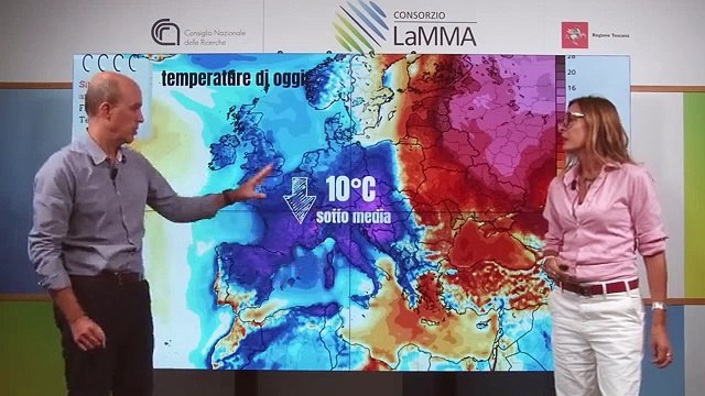 Meteo Toscana, temperature in netto calo. Le previsioni