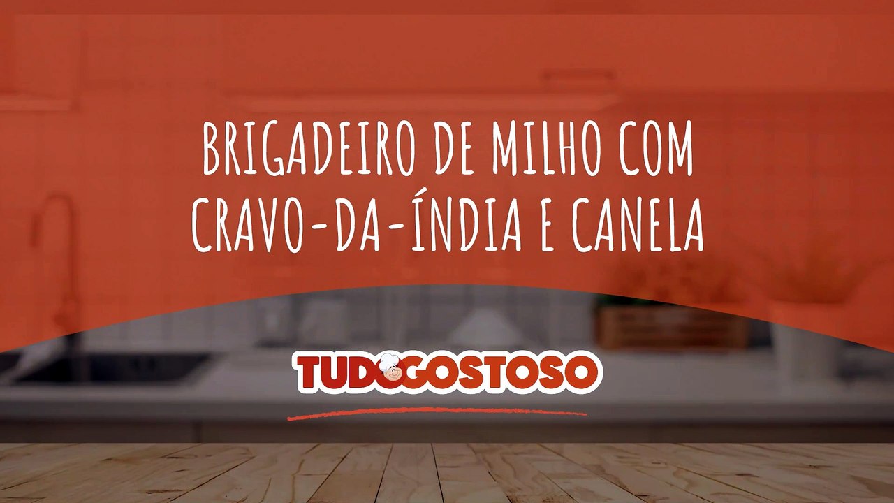 Brigadeiro de milho com cravo-da-índia e canela