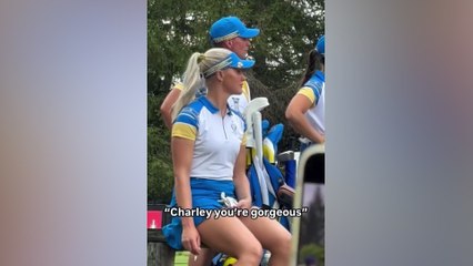 Viral Solheim Cup moment as fan's compliment gets epic reaction from Charlie Hull"