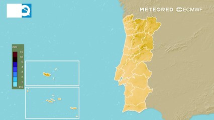 Precipitação acumulada em Portugal Continental