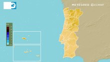 Precipitação acumulada em Portugal Continental