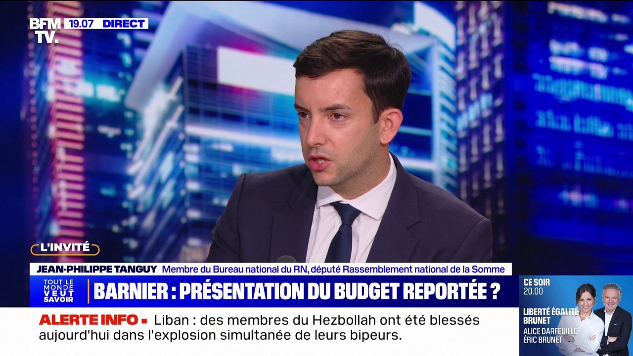 Budget: Éric Coquerel et Charles de Courson "ont défendu les droits du Parlement", déclare Jean-Philippe Tanguy (RN)