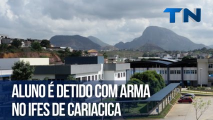 Aluno é detido com arma no Ifes de Cariacica