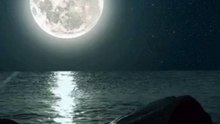 Full Moon Over the Ocean