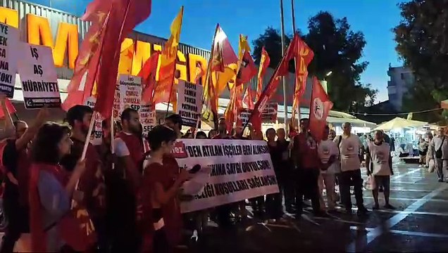 İzmir'de sosyalistlerden Polonez İşçileri ile dayanışma eylemi