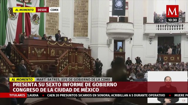 Martí Batres presenta su sexto y último informe de gobierno