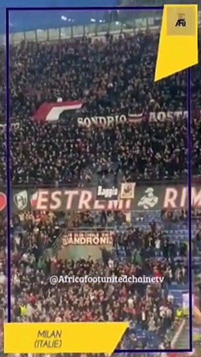 La Cuva Sud Milan de Giuseppe Meazza rend hommage au bresilien Ricardo Kaka  qui avait porté haut les couleurs rouges et noires ⚫️ ! 