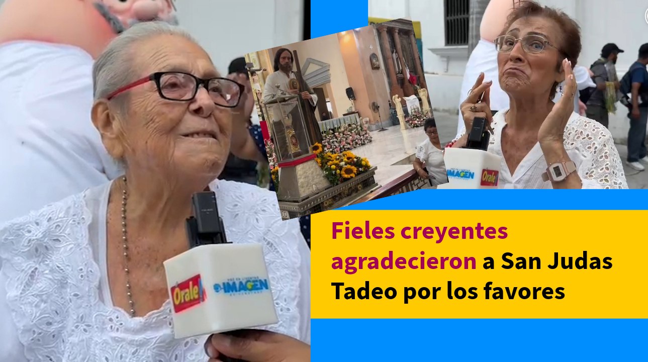 Fieles creyentes agradecieron a San Judas Tadeo por los favores