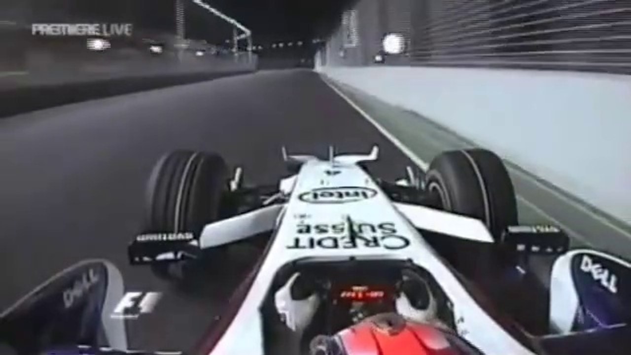 F1 – Robert Kubica (BMW Sauber V8) Onboard – Singapore 2008