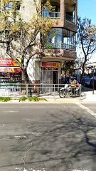 San Pablo Street in Santiago, Chile 