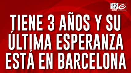 Ayudemos a Lihuen: tiene tres años y su última esperanza de vida está en Barcelona