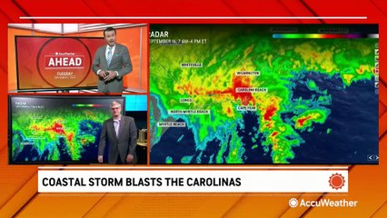 Why was this tropical rainstorm even worse for Carolina Beach than Florence?
