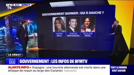 Gouvernement Barnier: les ministères qui bloquent