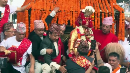 الاحتفالات تبدأ في نيبال.. مهرجان إندرا جاترا يستقطب الآلاف في كاتماندو