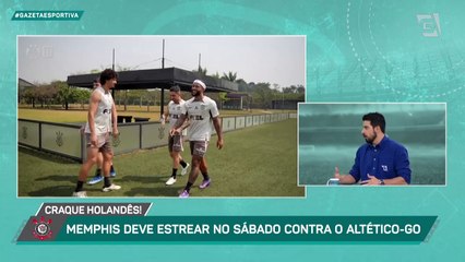 Comissão técnica do Corinthians está otimista para estrear Depay contra o Atlético-GO