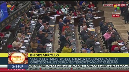 Ministro Diosdado Cabello informó captura de otro estadounidense participante del plan terrorista