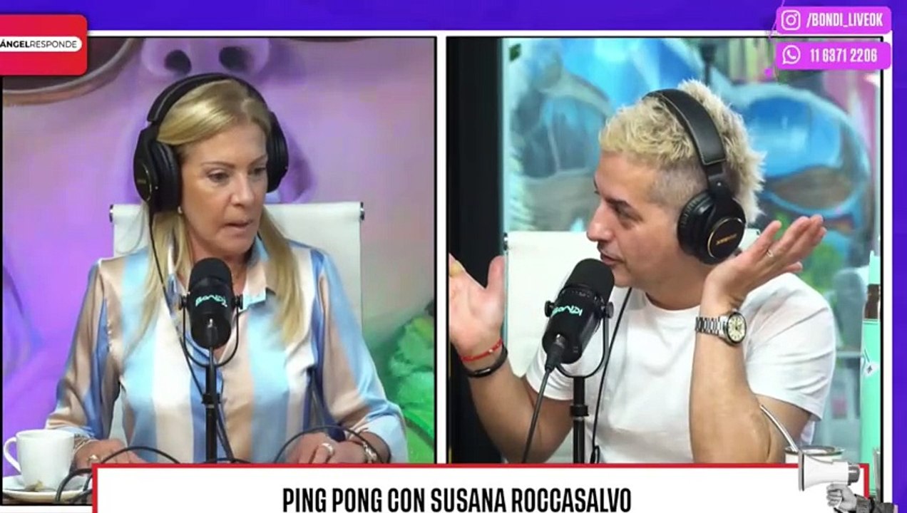 Susana Roccasalvo y Ángel de Brito, cara a cara tras un feroz enfrentamiento