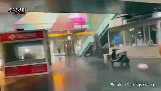 China today! Typhoon Bebinca is getting crazier after paralyzing Shanghai