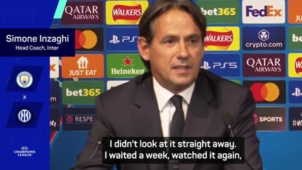 Inter not out for revenge against Man City, insists Inzaghi