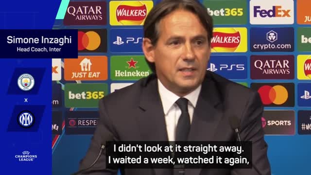 Inter not out for revenge against Man City, insists Inzaghi