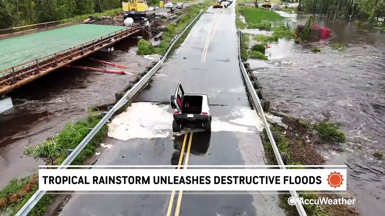 Storm chaser recaps unforgettable experience of extreme flooding in North Carolina