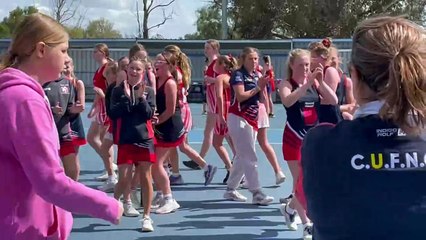 Calivil United's 15-and-unders celebrate their 2024 LVFNL premiership win over Bridgewater