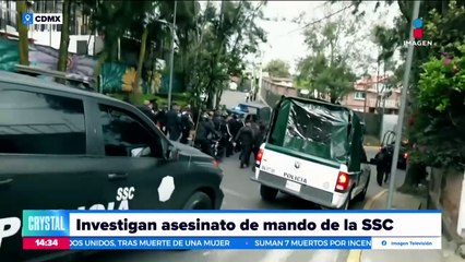 La Fiscalía de la CDMX investiga el asesinato de mando de la SSC