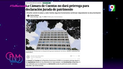 En La Diana: Cámara de Cuentas dice no otorgará prórroga para declaración de bienes | ENM