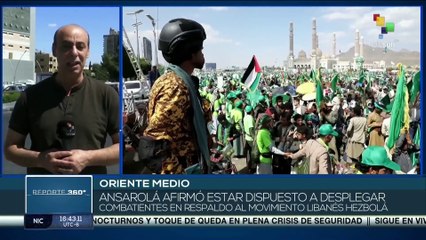 Ansarolá afirmó estar dispuesto a desplegar combatientes en respaldo al movimiento libanés