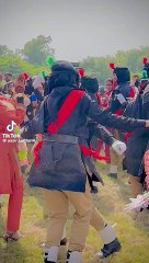 Passing out ladies police department dancing