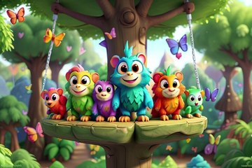 Binturong's song KidsMusic-kidssongs-nursery rhymes-kids story time-DancingAnimals-CreativePlaytime