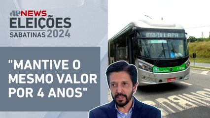 Nunes sobre transporte público: "Pretendo não aumentar a tarifa de ônibus" | SABATINA JP