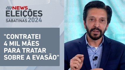 Nunes comenta sobre educação em SP: "Reduzimos a evasão escolar" | SABATINA JP