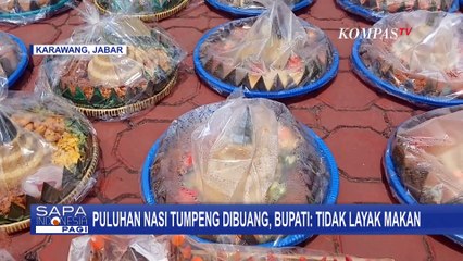 Klarifikasi terkait Nasi Tumpeng Bernilai Jutaan Rupiah Terbuang, Bupati Karawang: Tak Layak Makan