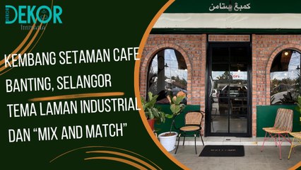 Cantik betul dekorasi Kembang Setaman Cafe!   Memang sesuai untuk seisi keluarga ❤️