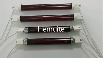 Infrared jacketed Ruby short wave heating lamp 520mm 1300w car paint heating lamp