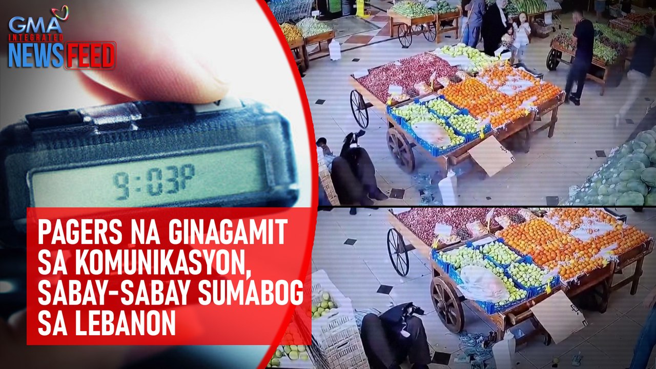 Pagers na ginagamit sa komunikasyon, sabay-sabay sumabog sa Lebanon | GMA Integrated Newsfeed