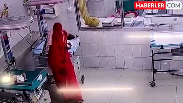 Hindistan'da bir kadın girdiği hastanenin yeni doğan yoğun bakım ünitesinden bebek çaldı