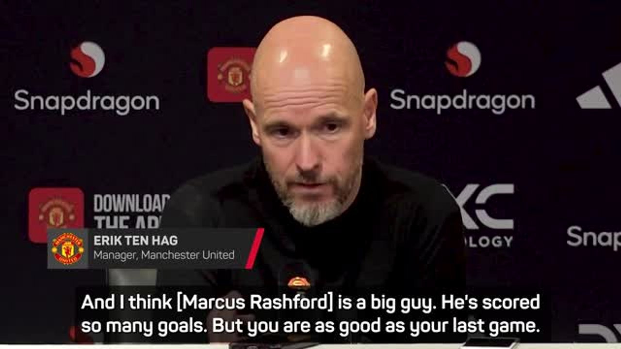 Ten Hag backs 'big guy' Rashford to be United's difference-maker