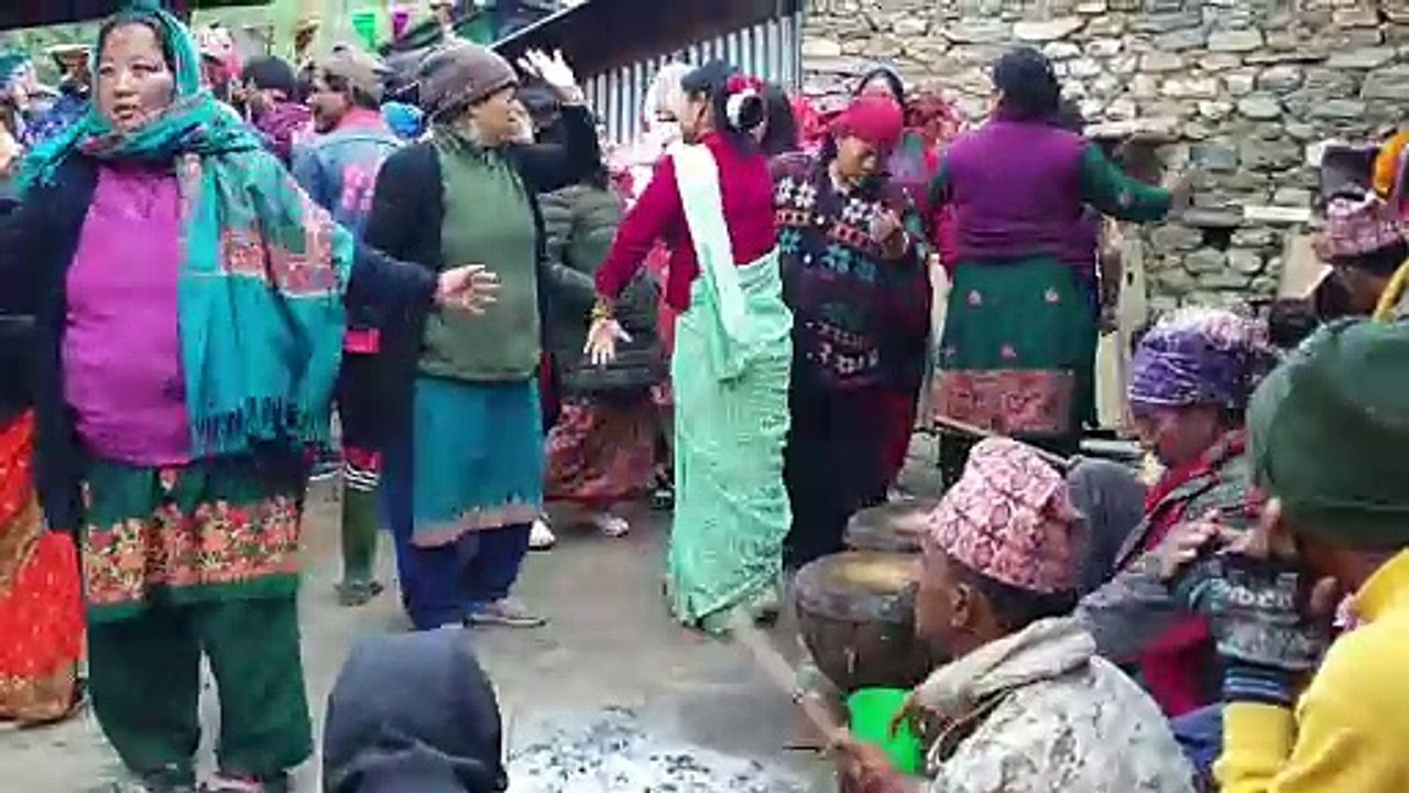 Dance in Panchebaja | Traditional Cultural Music Panchebaja | Marriage in Nepal |