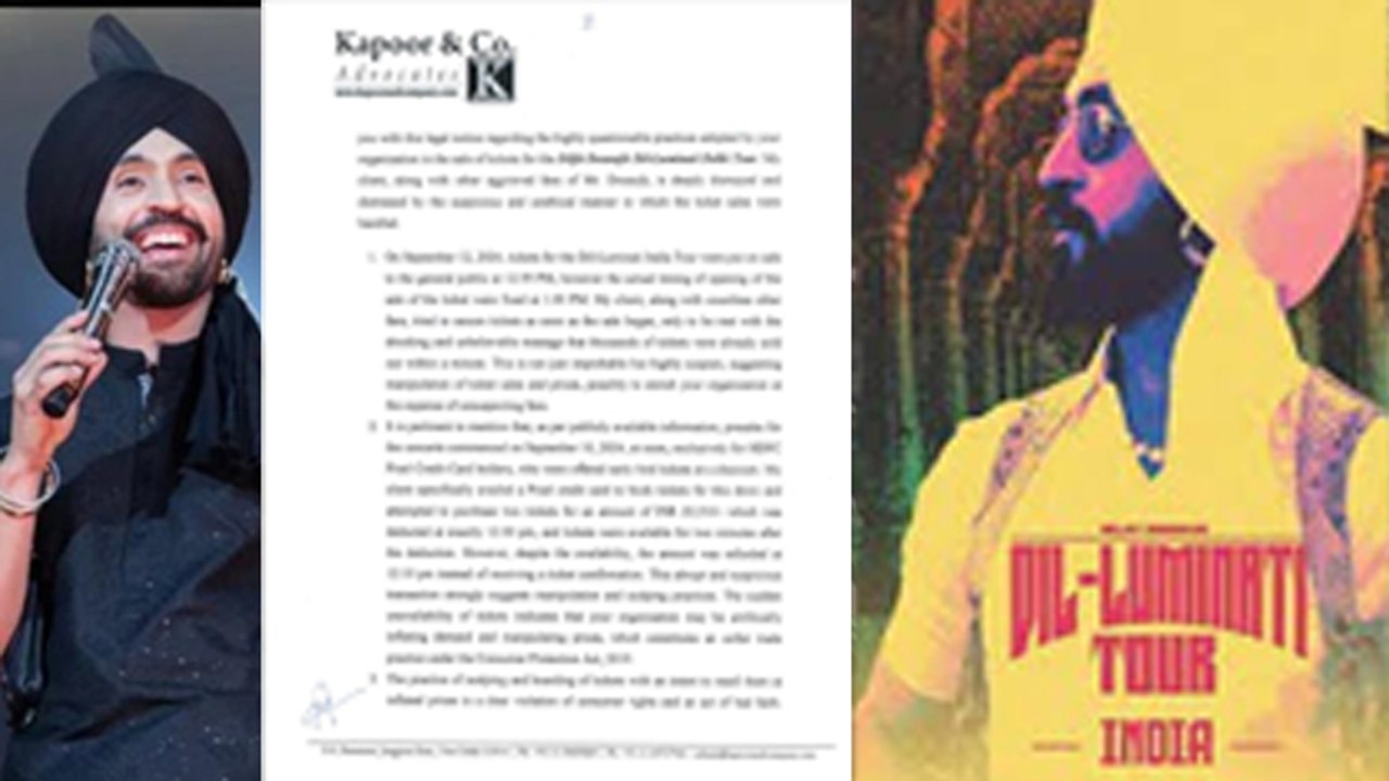 Diljit Dosanjh Dil Luminati Tour Fan Sends Legal Notice For Manipulating Ticket...|Boldsky