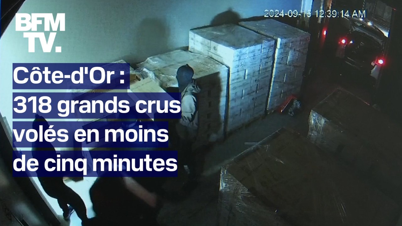 Côte-d'Or: 318 bouteilles de grands crus volées en moins de 5 minutes, un préjudice estimé à 100.000€