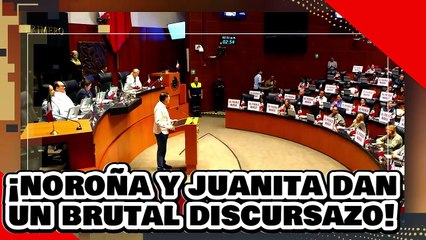 ¡VE! ¡Noroña da un brutal discursazo por la reforma judicial seguido de su compañera Juanita Guerra!