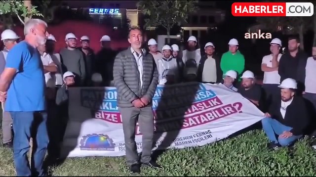 Fernas Madencilik İşçileri Eylemlerine Devam Ediyor