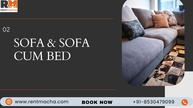 Get Affordable living room furniture on rent