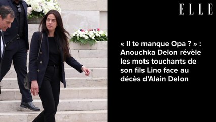 « Il te manque Opa ? » - Anouchka Delon révèle les mots touchants de son fils Lino face au décès d’Alain Delon