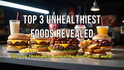 Top 3 Unhealthiest Foods Revealed