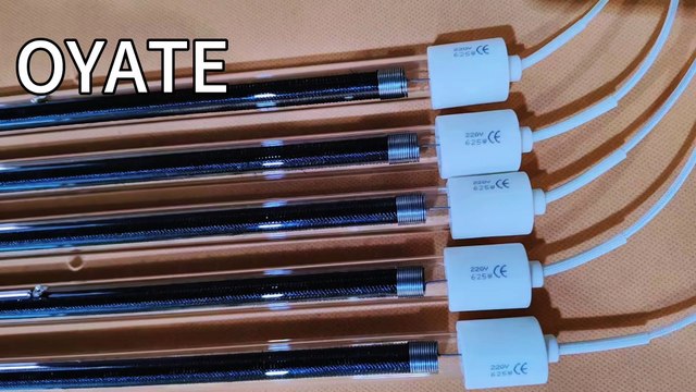 625w Clear IR Carbon Fiber Heating Lamp Quartz Infrared Heater Parts